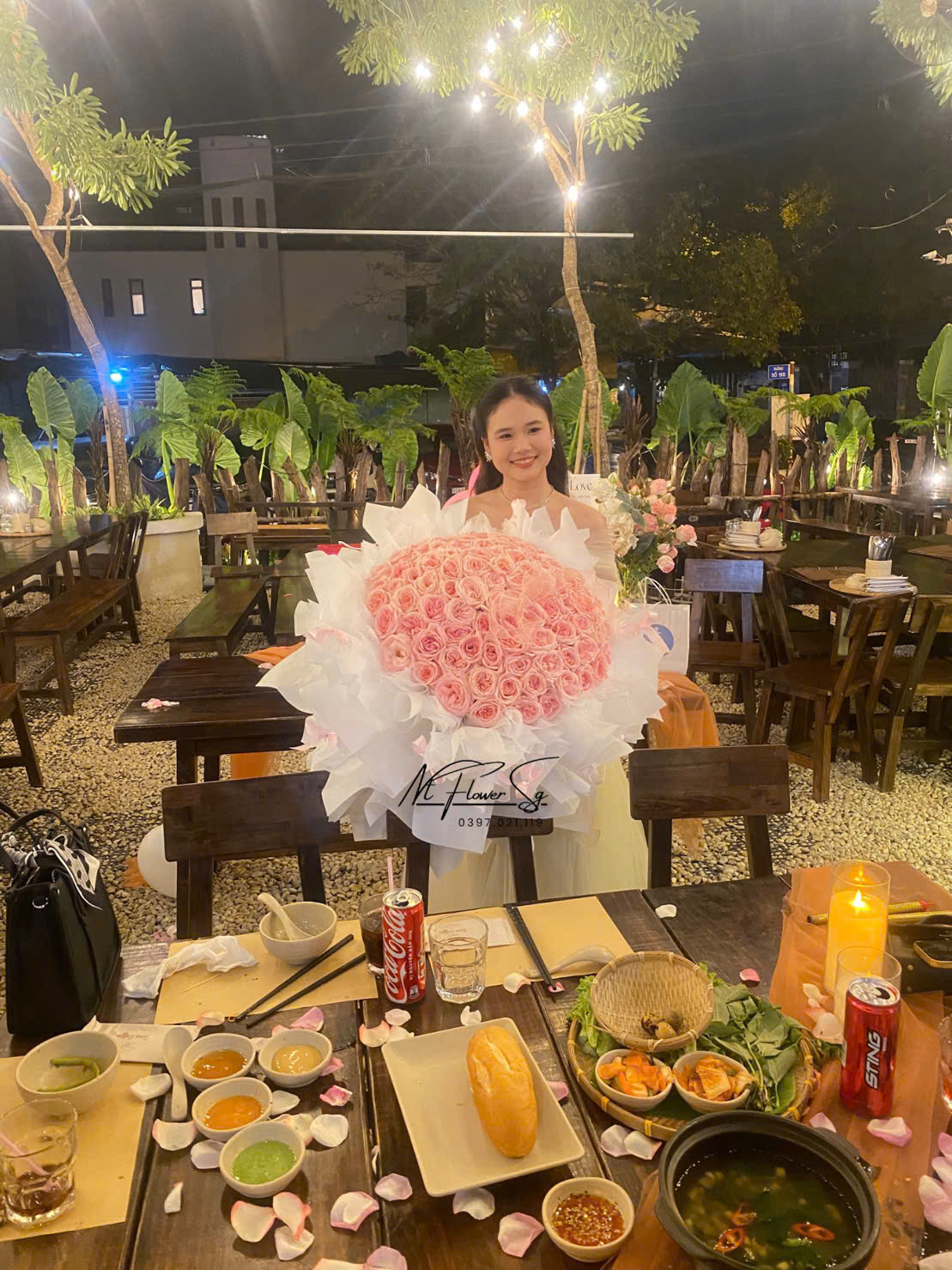 Bó Hoa Ô Hara Hồng 99 Bông – Biểu Tượng Của Tình Yêu Vĩnh Cửu