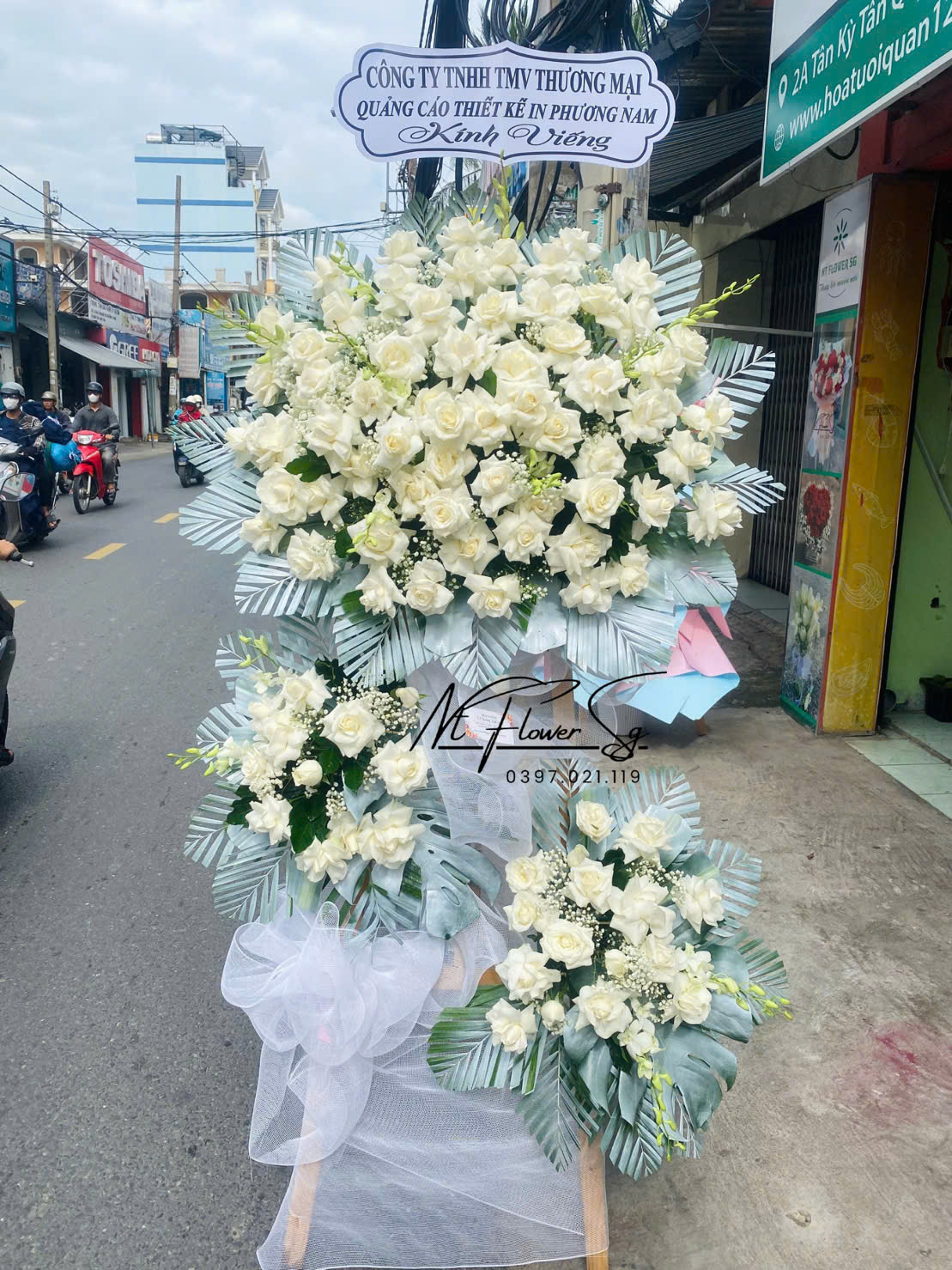 Hoa viếng đám tang 081