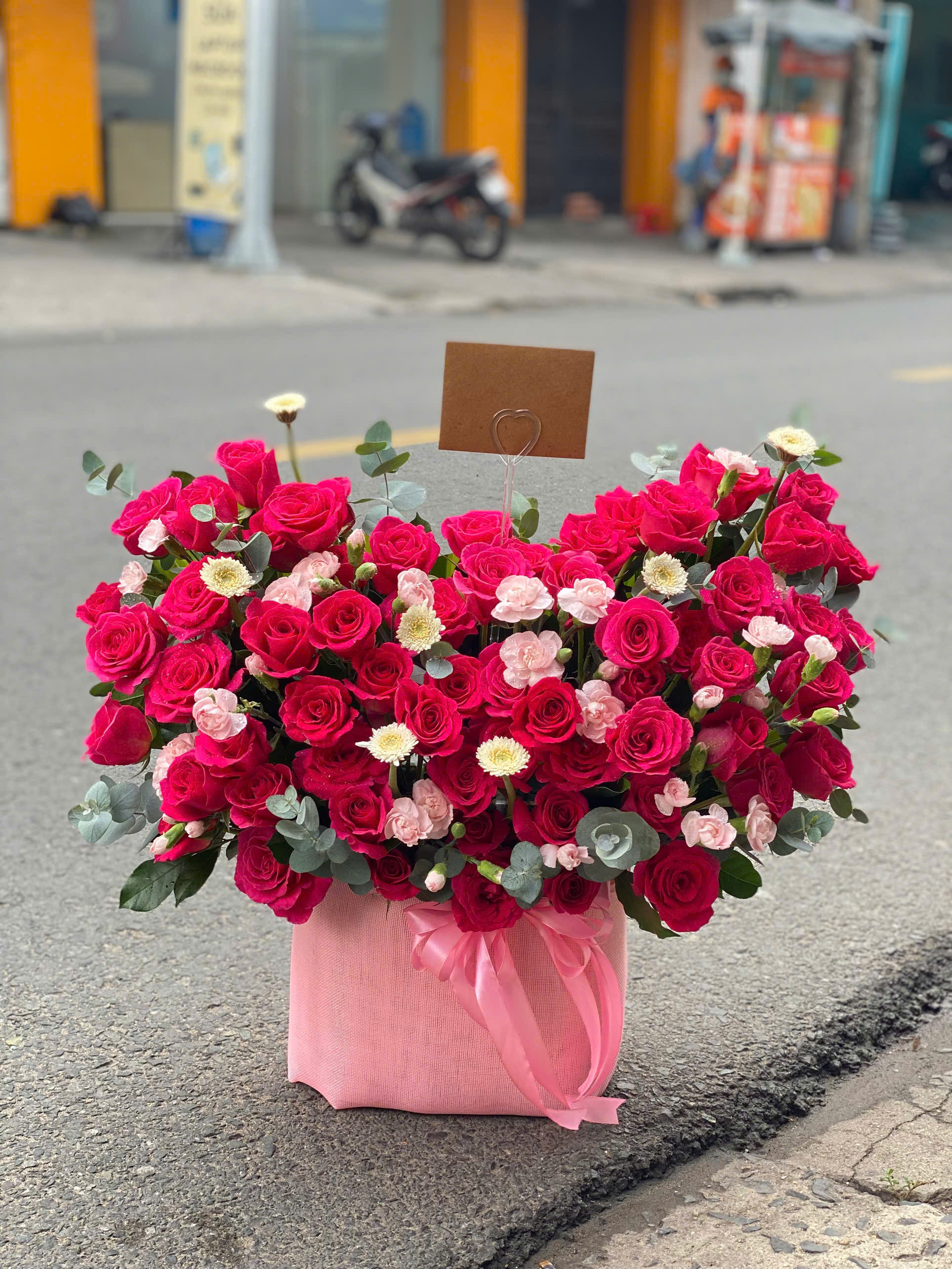 Giỏ hoa chúc mừng 0120